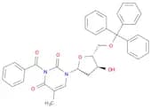 Thymidine, 3-benzoyl-5'-O-(triphenylmethyl)-