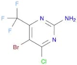5-Bromo-4-chloro-6-(trifluoromethyl)pyrimidin-2-amine