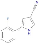 1H-Pyrrole-3-carbonitrile, 5-(2-fluorophenyl)-