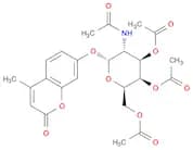 4-Methylumbelliferyl 2-Acetamido-2-deoxy-3,4,6-tri-O-acetyl-a-D-Glucopyranoside