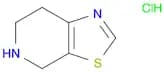 Thiazolo[5,4-c]pyridine, 4,5,6,7-tetrahydro-, hydrochloride (1:1)