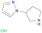 1H-Pyrazole, 1-(3-pyrrolidinyl)-, hydrochloride (1:2)