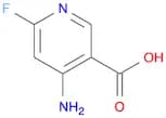 3-Pyridinecarboxylic acid, 4-amino-6-fluoro-