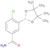 5-Carbamoyl-2-chlorophenylboronic acid, pinacol ester