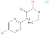 Acetic acid, 2-[(5-chloro-2-pyridinyl)amino]-2-oxo-, ethyl ester, hydrochloride (1:1)
