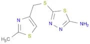 5-([(2-Methyl-1,3-thiazol-4-yl)methyl]thio)-1,3,4-thiadiazol-2-amine