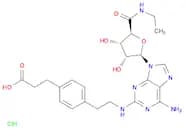 Benzenepropanoic acid, 4-[2-[[6-amino-9-(N-ethyl-β-D-ribofuranuronamidosyl)-9H-purin-2-yl]amino]et…