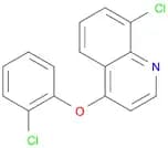 Quinoline, 8-chloro-4-(2-chlorophenoxy)-