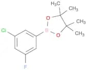 3-Chloro-5-fluoro-(4,4,5,5-tetramethyl-1,3,2-dioxaborolan-2-yl)benzene