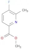 2-Pyridinecarboxylic acid, 5-fluoro-6-methyl-, methyl ester