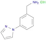 [3-(1H-Pyrazol-1-yl)phenyl]methanamine hydrochloride