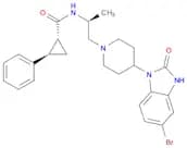 Cyclopropanecarboxamide, N-[(1S)-2-[4-(5-bromo-2,3-dihydro-2-oxo-1H-benzimidazol-1-yl)-1-piperidin…