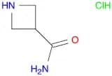 3-Azetidinecarboxamide, hydrochloride (1:1)