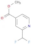 4-Pyridinecarboxylic acid, 2-(difluoromethyl)-, methyl ester