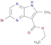 2-Bromo-6-methyl-5h-pyrrolo[2,3-b]pyrazine-7-carboxylic acid ethyl ester