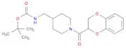 Carbamic acid, N-[[1-[(2,3-dihydro-1,4-benzodioxin-2-yl)carbonyl]-4-piperidinyl]methyl]-, 1,1-dime…