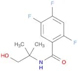 2,4,5-TRIFLUORO-N-(1-HYDROXY-2-METHYLPROPAN-2-YL)BENZAMIDE