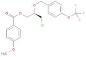 (R)-3-Chloro-2-((4-(trifluoromethoxy)benzyl)oxy)propyl 4-methoxybenzoate