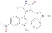 1H-Pyrrole-2,5-dione, 3-(1-methyl-1H-indol-3-yl)-4-(1-methyl-6-nitro-1H-indol-3-yl)-