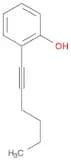 Phenol, 2-(1-hexyn-1-yl)-
