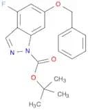 1H-Indazole-1-carboxylic acid, 4-fluoro-6-(phenylmethoxy)-, 1,1-dimethylethyl ester