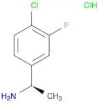 Benzenemethanamine, 4-chloro-3-fluoro-α-methyl-, hydrochloride (1:1), (αR)-