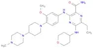 2-Pyrazinecarboxamide, 6-ethyl-3-[[3-methoxy-4-[4-(4-methyl-1-piperazinyl)-1-piperidinyl]phenyl]am…