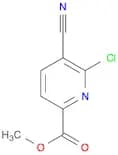 2-Pyridinecarboxylic acid, 6-chloro-5-cyano-, methyl ester