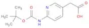 2-(6-{[(tert-butoxy)carbonyl]amino}pyridin-3-yl)acetic acid