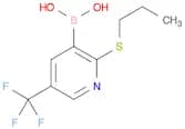 2-Propylthio-5-trifluoromethylpyridine-3-boronic acid