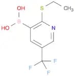 2-Ethylthio-5-trifluoromethylpyridine-3-boronic acid