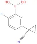 Boronic acid, B-[5-(1-cyanocyclopropyl)-2-fluorophenyl]-