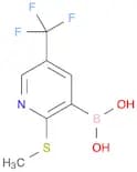 2-Methylthio-5-trifluoromethylpyridine-3-boronic acid
