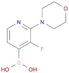 3-Fluoro-2-morpholinopyridine-4-boronic acid