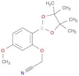 (2-Cyanomethoxy)-4-methoxyphenylboronic acid, pinacol ester