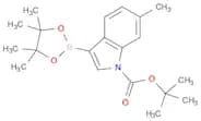 1H-​Indole-​1-​carboxylic acid, 6-​methyl-​3-​(4,​4,​5,​5-​tetramethyl-​1,​3,​2-​dioxaborolan-​2-​…