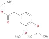Benzeneacetic acid, 3-methoxy-4-(1-methylethoxy)-, ethyl ester