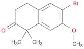 2(1H)-Naphthalenone, 6-bromo-3,4-dihydro-7-methoxy-1,1-dimethyl-