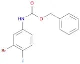 Carbamic acid, N-(3-bromo-4-fluorophenyl)-, phenylmethyl ester