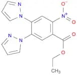 Benzoic acid, 2-nitro-4,5-di-1H-pyrazol-1-yl-, ethyl ester