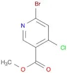 3-Pyridinecarboxylic acid, 6-bromo-4-chloro-, methyl ester