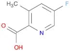 2-Pyridinecarboxylic acid, 5-fluoro-3-methyl-