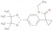 Cyclopropanecarboxyl​ic acid, 1-​[4-​(4,​4,​5,​5-​tetramethyl-​1,​3,​2-​dioxaborolan-​2-​yl)​pheny…