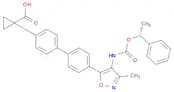 Cyclopropanecarboxylic acid, 1-[4'-[3-methyl-4-[[[(1R)-1-phenylethoxy]carbonyl]amino]-5-isoxazolyl…
