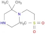 1-(2-Methanesulfonylethyl)-2,2-dimethylpiperazine