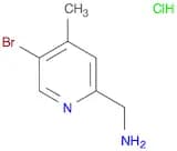 2-Pyridinemethanamine, 5-bromo-4-methyl-, hydrochloride (1:1)