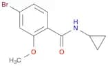 N-Cyclopropyl 4-bromo-2-methoxybenzamide