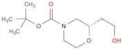 4-Morpholinecarboxylic acid, 2-(2-hydroxyethyl)-, 1,1-dimethylethyl ester, (2S)-
