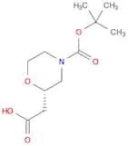 2-Morpholineacetic acid, 4-[(1,1-dimethylethoxy)carbonyl]-, (2S)-