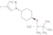 1H-Pyrazole, 1-[trans-4-[[(1,1-dimethylethyl)dimethylsilyl]oxy]cyclohexyl]-4-iodo-